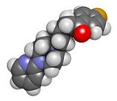 Azaperone antipsychotic drug molecule