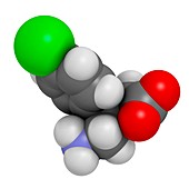 Baclofen drug molecule