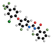 Flufenoxuron insecticide molecule