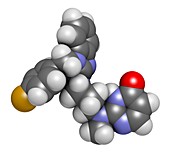Mizolastine antihistamine drug molecule