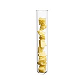 Cheese in test tube