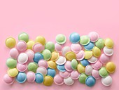 Pastel coloured sweets