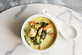 Chicken coconut curry with vegetable