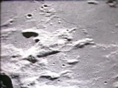 Moon from lunar orbit during Apollo 11, July 1969