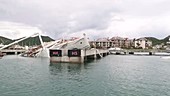 Hurricane Irma destruction in the Caribbean