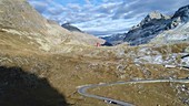 Julier Pass, Switzerland, drone footage