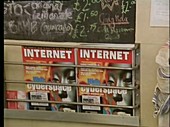 Magazines at Cyberia internet cafe