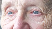 Elderly woman's eyes