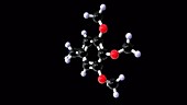 Mescaline drug molecule