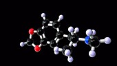 MDMA drug molecule