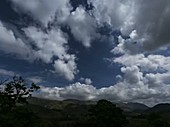 Timelapse of afternoon cumulus clouds in spring over Cumbria