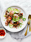 Asian Pork Noodle Salad