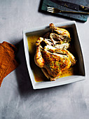 Roast Chicken with tarragon, garlic and lemon