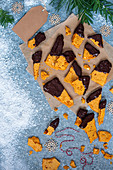 Honeycomb (Süssigkeit, England) mit Schokoladenglasur