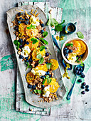 Spiced Couscous with Passionfruit Yoghurt