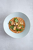 Indian chicken in a cashew nut and coconut cream