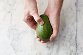 Testing the ripeness of avocado