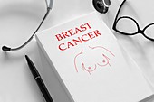 Breast cancer research and treatment, conceptual image