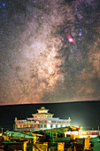 Milky Way over Yaqing Monastery