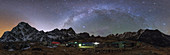 Milky Way and zodiacal light over the Himalayas