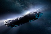 New Asteroid Oumuamua is a Comet