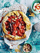 Slow-Roasted Rose and Vanilla Quince Galette