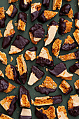 Chocolate dipped honeycomb (Sweets from Australia and England)