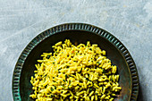 Persischer Reis mit Kreuzkümmel und Kurkuma