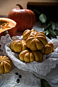 Vegan pumpkin buns