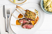 Loin of lamb with herb crust