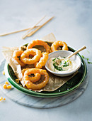 Thick-cut pickled onion rings