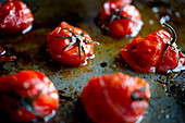 Oven-roasted cherry tomatoes