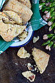 Scones with bacon