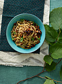 Spaghetti con le nocciole (Nudeln mit Haselnüssen, Italien)