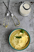 Mashed potatoes with parsley