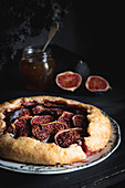 Goat Cheese, Honey and Fig Galette
