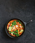 17-minute lime and coconut butter chicken