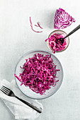 Quick Pickled Purple Cabbage