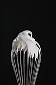 Meringue on a whisk