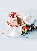 Gluten and dairy-free strawberry cake