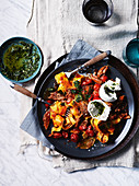 Pappardelle mit Lammkeulenfleisch und Rosmarin-Thymian-Gremolata