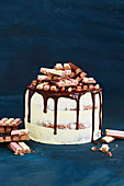 Neapolitan Kitkat layer cake