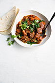 Spicy lamb and sweet potato with figs