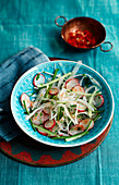 Mouli Salad with radish