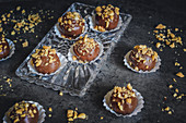 Chocolate and peanut butter chocolates
