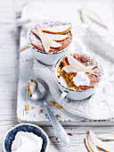 Pear and Coconut Sponge Pudding