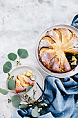 Ricotta-Zitronenkuchen mit Birne