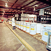 Polychlorinated biphenyl waste shipment inspection
