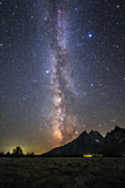 Milky Way over Grand Teton National Park