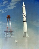 Redstone rocket launch, 1954